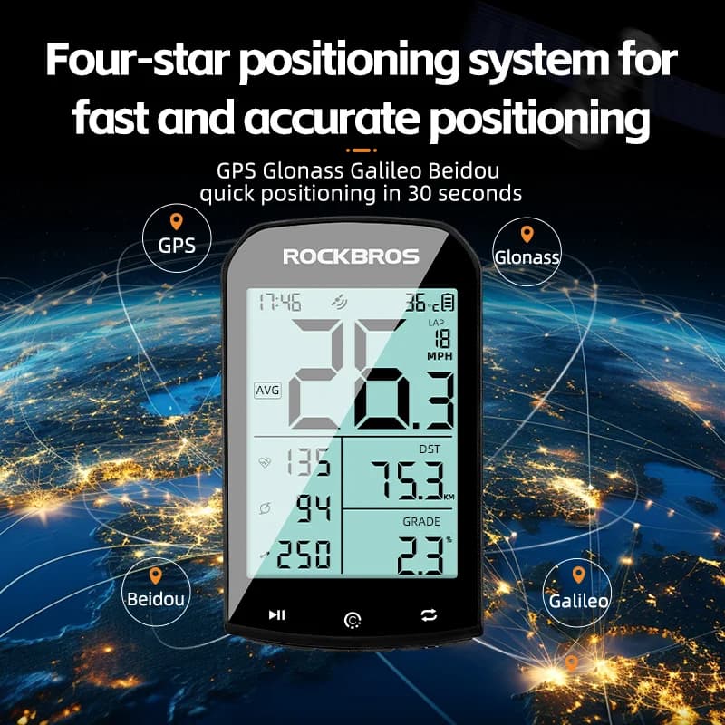 GPS Κυκλόμετρο με Bluetooth και ANT+